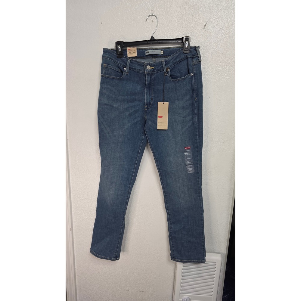 Levi's Mid Rise Skinny Jeans Womens 14S Blue NWT